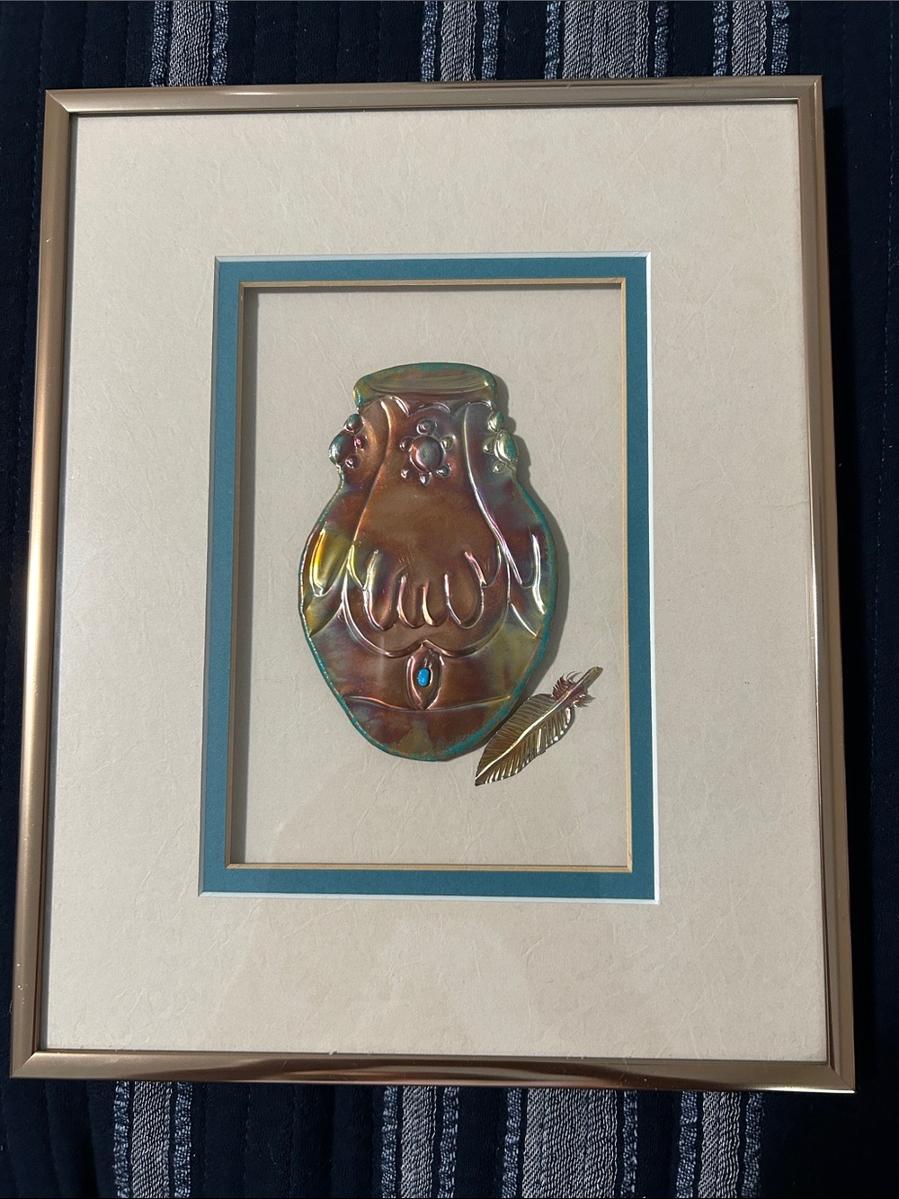 Cleo Teissedre Bronze Tooled art